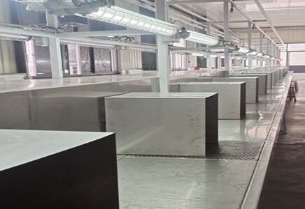 Magnesium alloy polishing explosion-proof polishing line