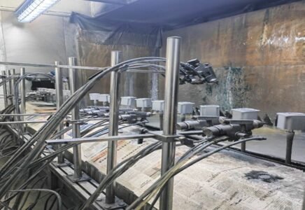 Spray automatic line